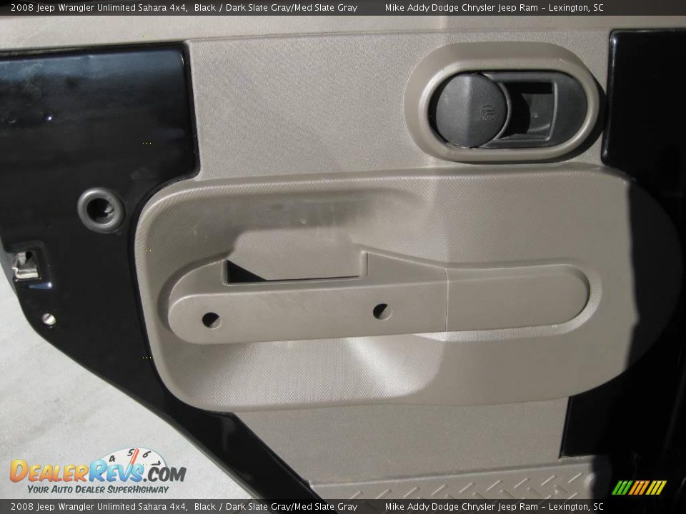 2008 Jeep Wrangler Unlimited Sahara 4x4 Black / Dark Slate Gray/Med Slate Gray Photo #23