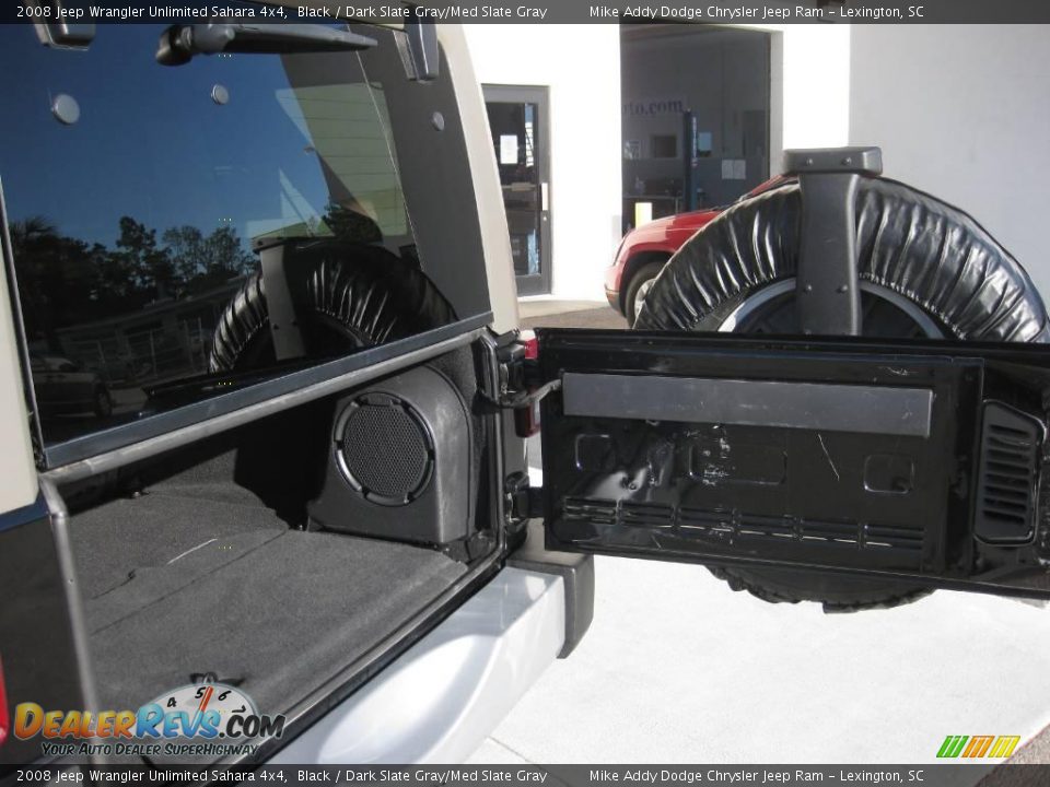 2008 Jeep Wrangler Unlimited Sahara 4x4 Black / Dark Slate Gray/Med Slate Gray Photo #25
