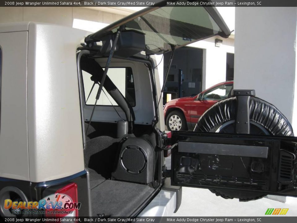 2008 Jeep Wrangler Unlimited Sahara 4x4 Black / Dark Slate Gray/Med Slate Gray Photo #26