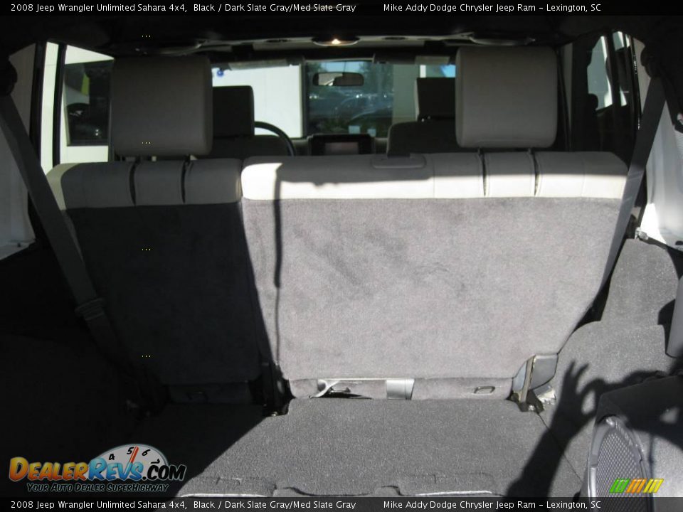 2008 Jeep Wrangler Unlimited Sahara 4x4 Black / Dark Slate Gray/Med Slate Gray Photo #27