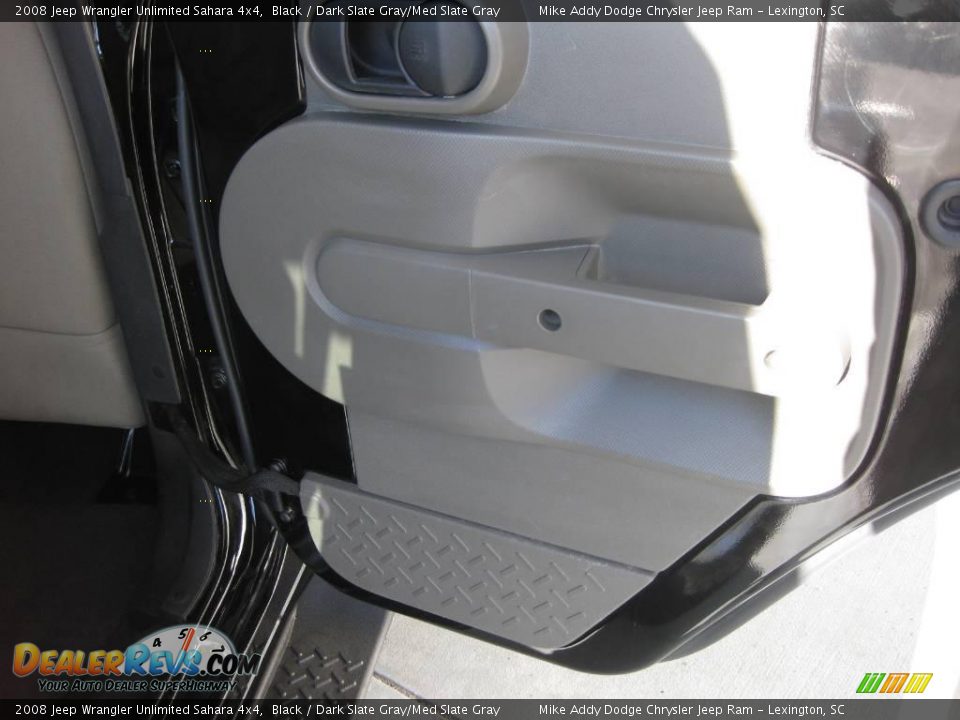 2008 Jeep Wrangler Unlimited Sahara 4x4 Black / Dark Slate Gray/Med Slate Gray Photo #28