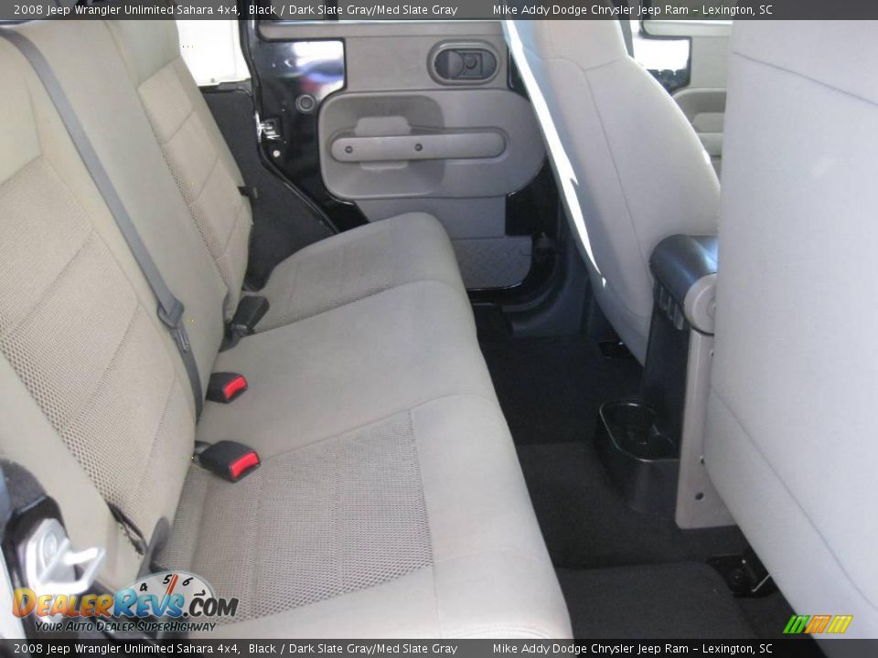2008 Jeep Wrangler Unlimited Sahara 4x4 Black / Dark Slate Gray/Med Slate Gray Photo #29
