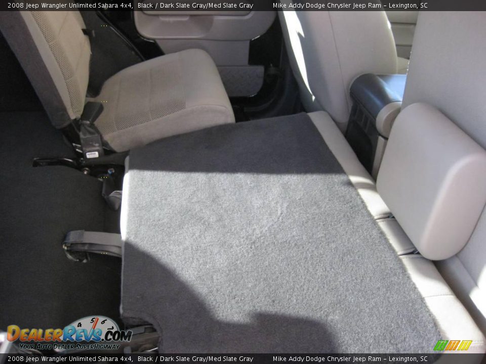 2008 Jeep Wrangler Unlimited Sahara 4x4 Black / Dark Slate Gray/Med Slate Gray Photo #30