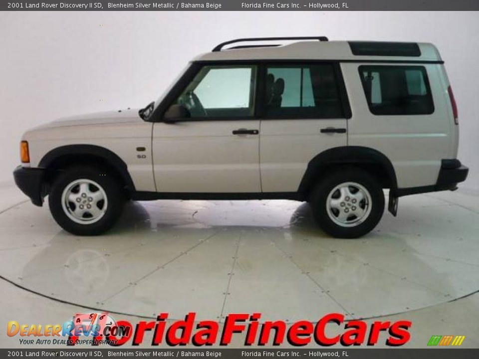 2001 Land Rover Discovery II SD Blenheim Silver Metallic / Bahama Beige Photo #3