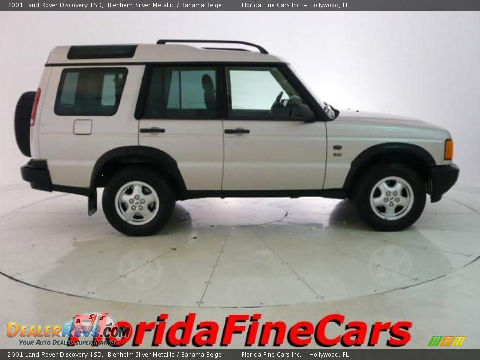 2001 Land Rover Discovery II SD Blenheim Silver Metallic / Bahama Beige Photo #4