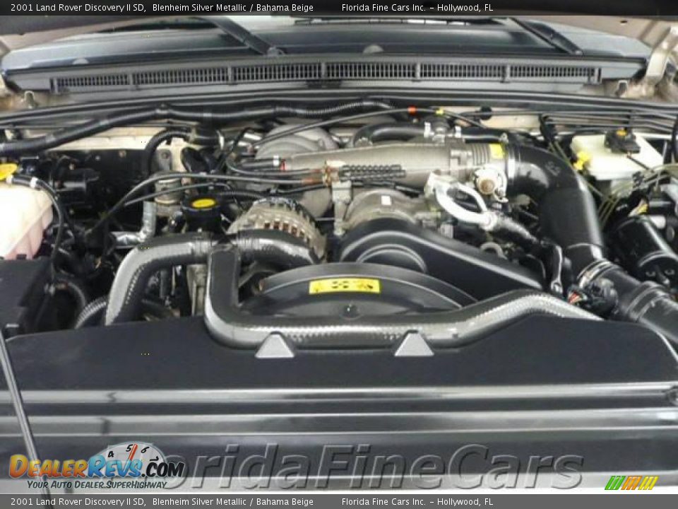 2001 Land Rover Discovery II SD Blenheim Silver Metallic / Bahama Beige Photo #9