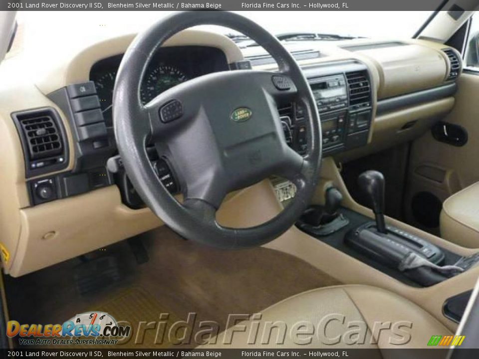 2001 Land Rover Discovery II SD Blenheim Silver Metallic / Bahama Beige Photo #12