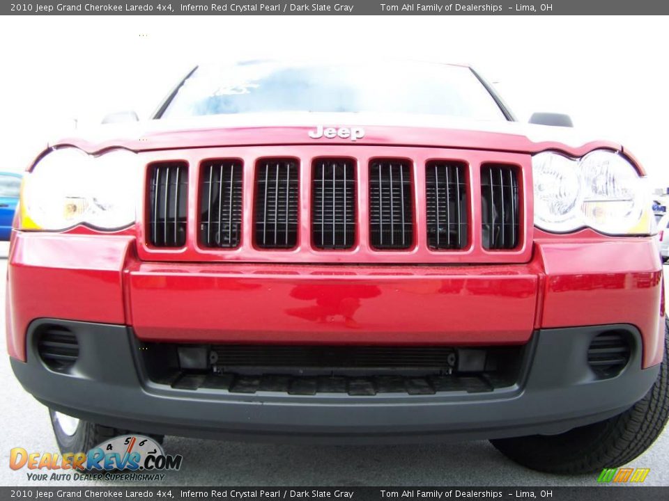 2010 Jeep Grand Cherokee Laredo 4x4 Inferno Red Crystal Pearl / Dark Slate Gray Photo #3