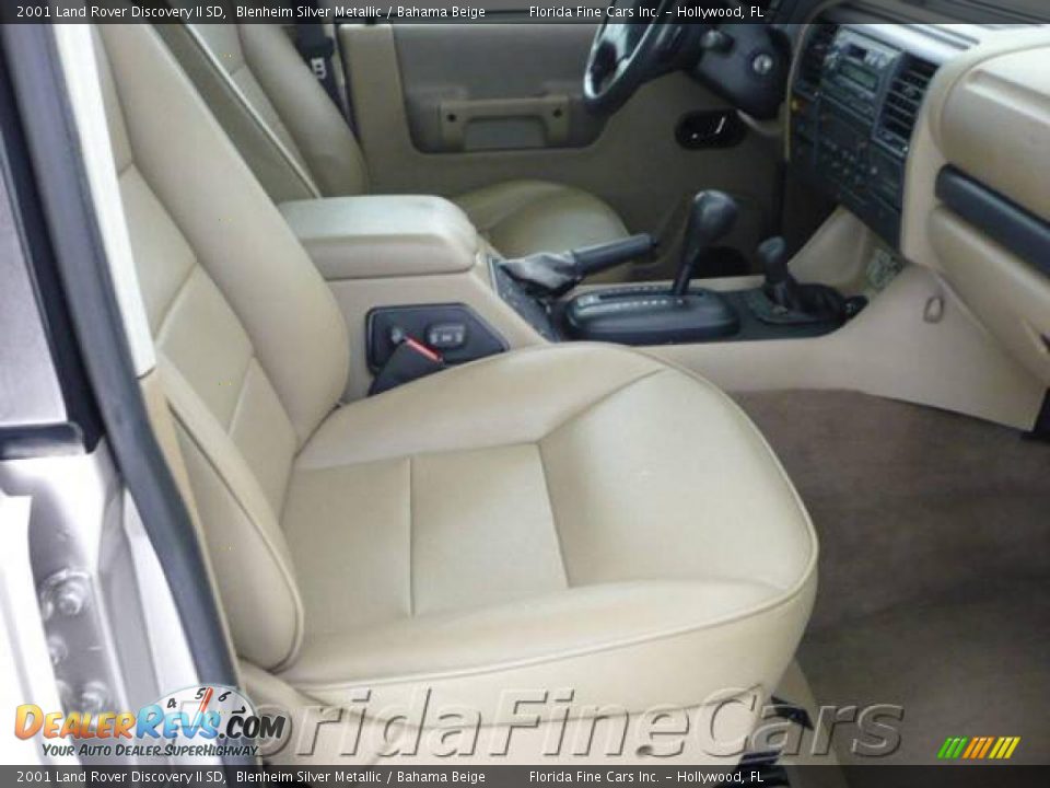2001 Land Rover Discovery II SD Blenheim Silver Metallic / Bahama Beige Photo #13