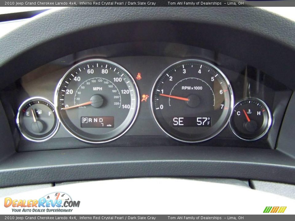 2010 Jeep Grand Cherokee Laredo 4x4 Inferno Red Crystal Pearl / Dark Slate Gray Photo #16