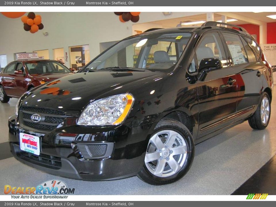 2009 Kia Rondo LX Shadow Black / Gray Photo #1