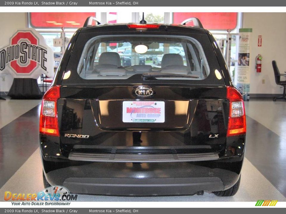 2009 Kia Rondo LX Shadow Black / Gray Photo #5