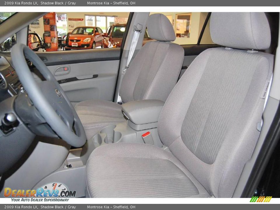 2009 Kia Rondo LX Shadow Black / Gray Photo #13