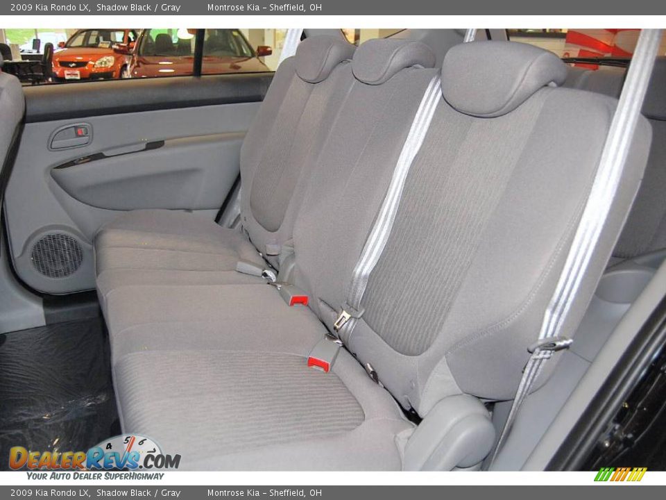2009 Kia Rondo LX Shadow Black / Gray Photo #15