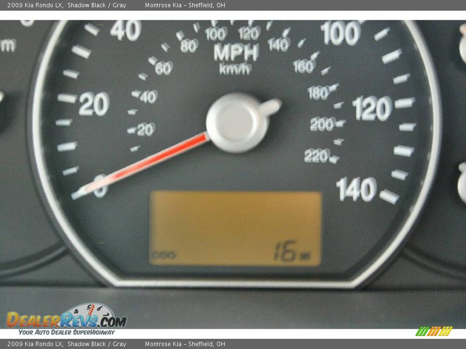 2009 Kia Rondo LX Shadow Black / Gray Photo #19