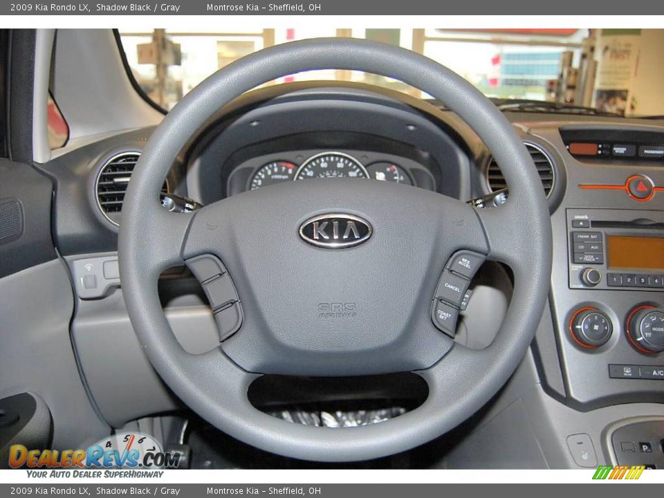 2009 Kia Rondo LX Shadow Black / Gray Photo #21