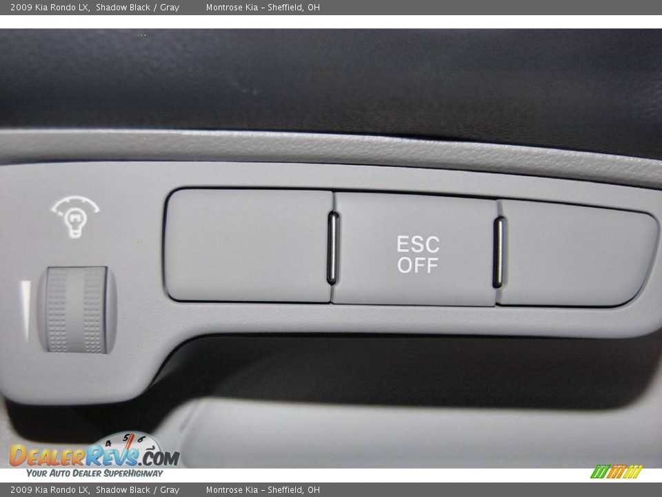 2009 Kia Rondo LX Shadow Black / Gray Photo #34