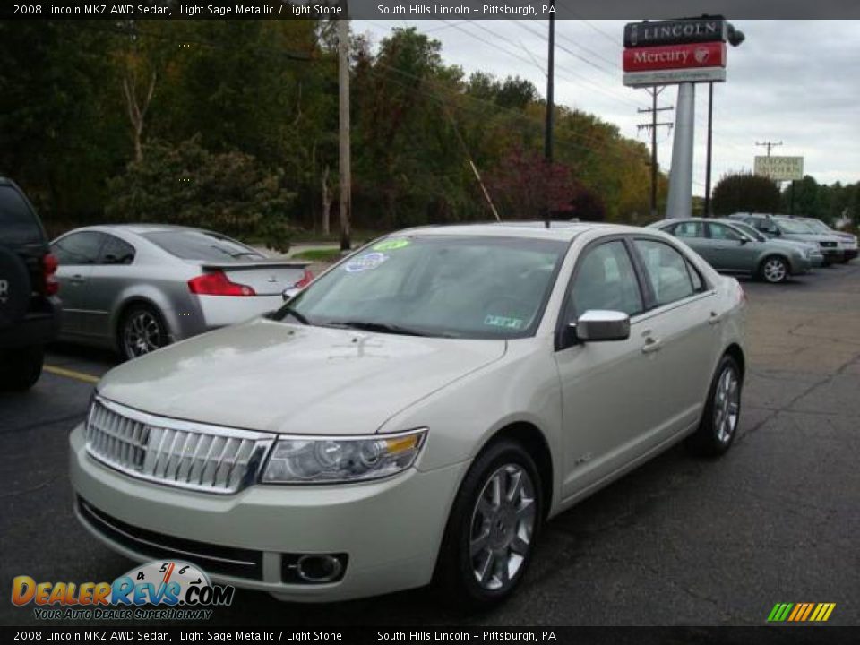 2008 Lincoln MKZ AWD Sedan Light Sage Metallic / Light Stone Photo #1