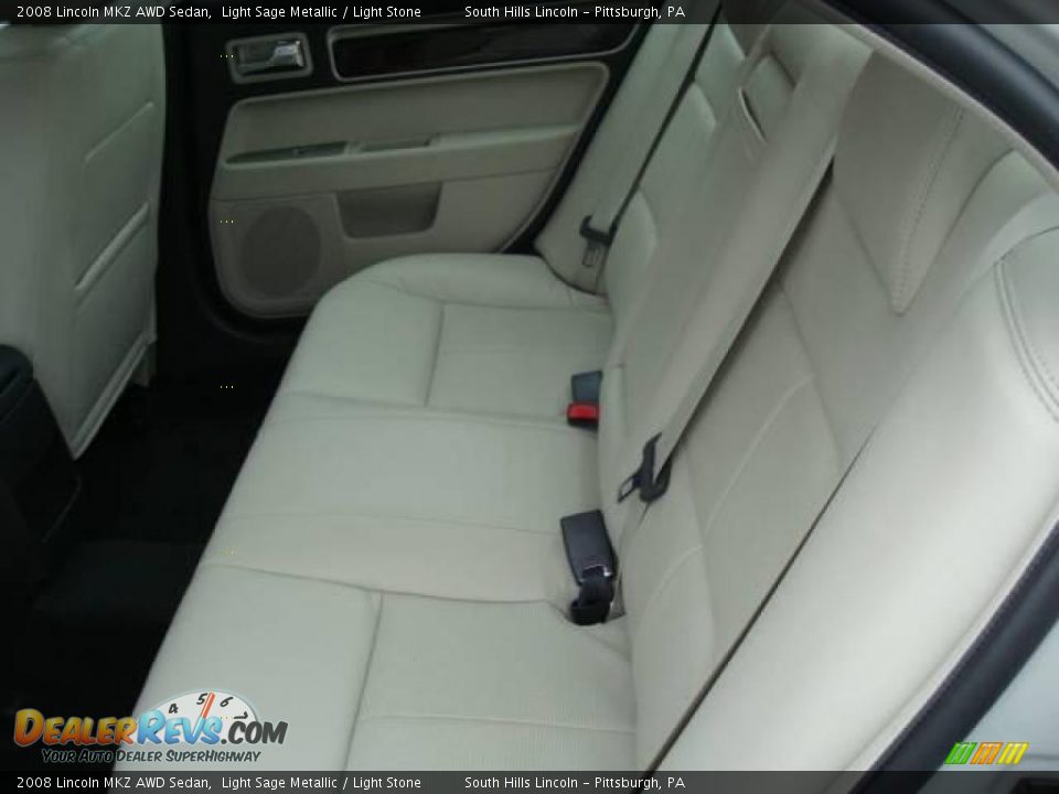 2008 Lincoln MKZ AWD Sedan Light Sage Metallic / Light Stone Photo #9