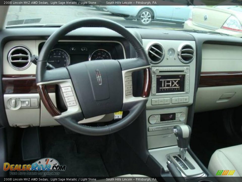 2008 Lincoln MKZ AWD Sedan Light Sage Metallic / Light Stone Photo #10