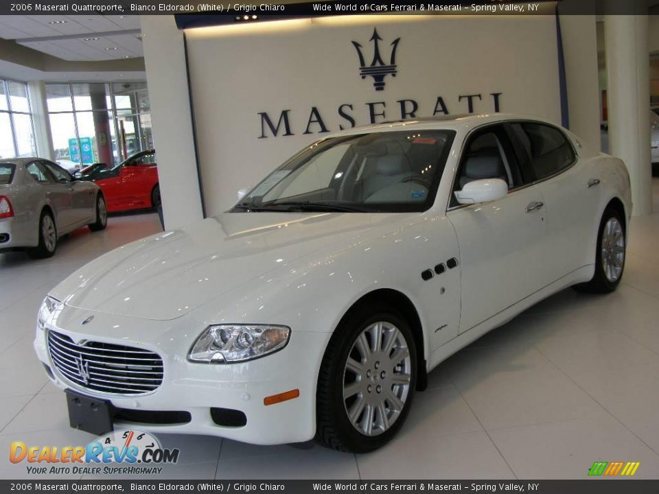 2006 Maserati Quattroporte Bianco Eldorado (White) / Grigio Chiaro Photo #1