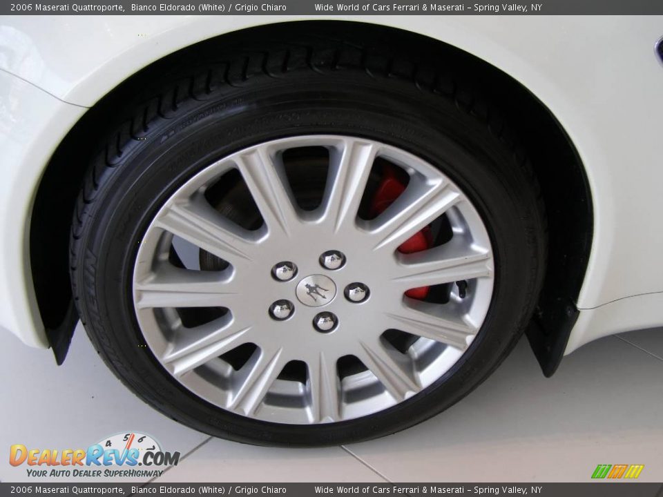 2006 Maserati Quattroporte Bianco Eldorado (White) / Grigio Chiaro Photo #3
