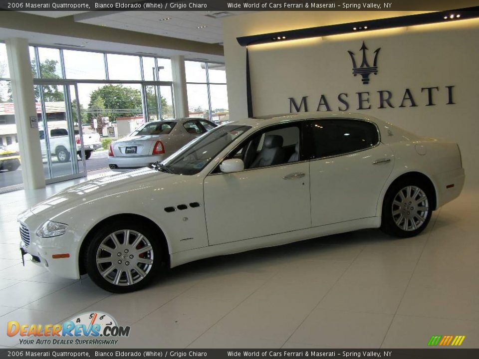 2006 Maserati Quattroporte Bianco Eldorado (White) / Grigio Chiaro Photo #4