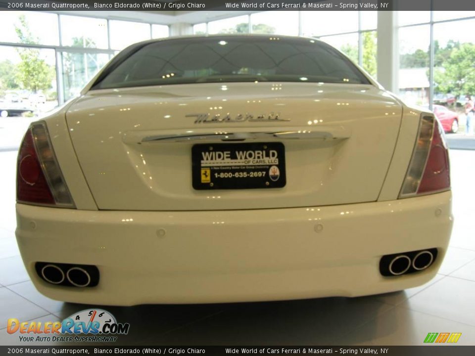 2006 Maserati Quattroporte Bianco Eldorado (White) / Grigio Chiaro Photo #6