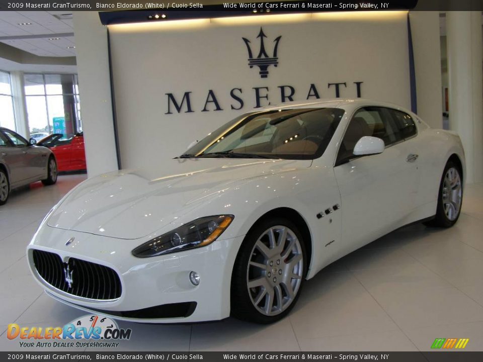 2009 Maserati GranTurismo Bianco Eldorado (White) / Cuoio Sella Photo #1