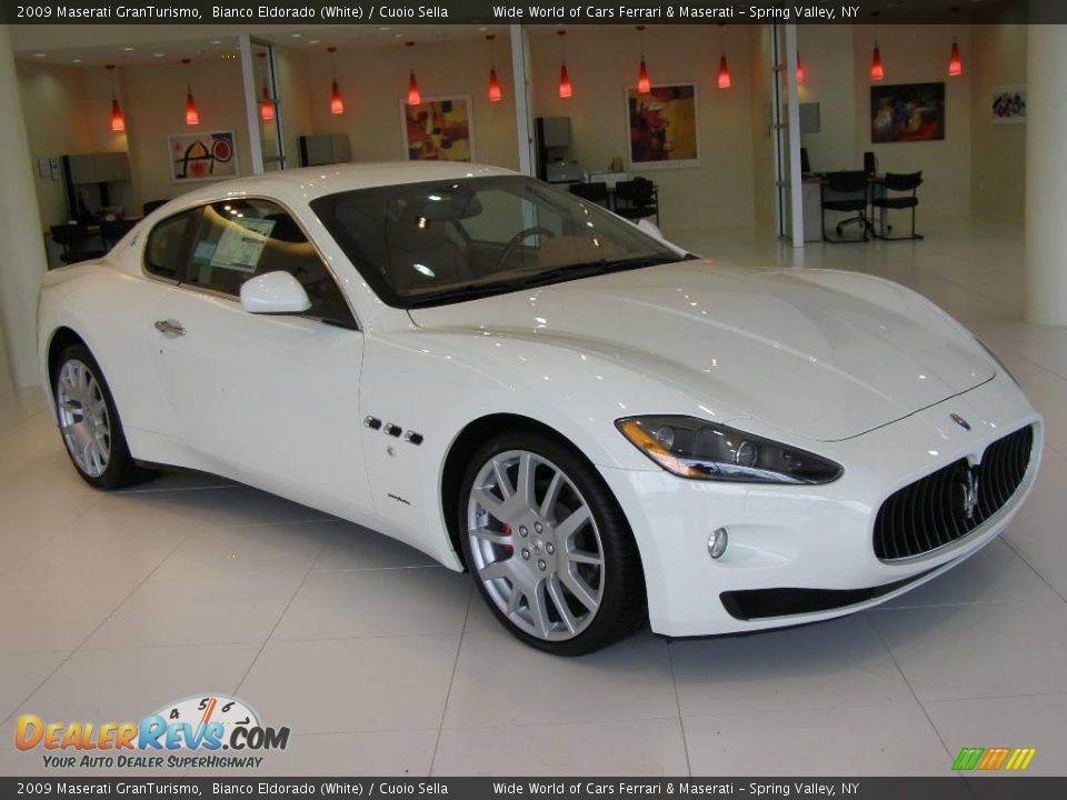 2009 Maserati GranTurismo Bianco Eldorado (White) / Cuoio Sella Photo #3