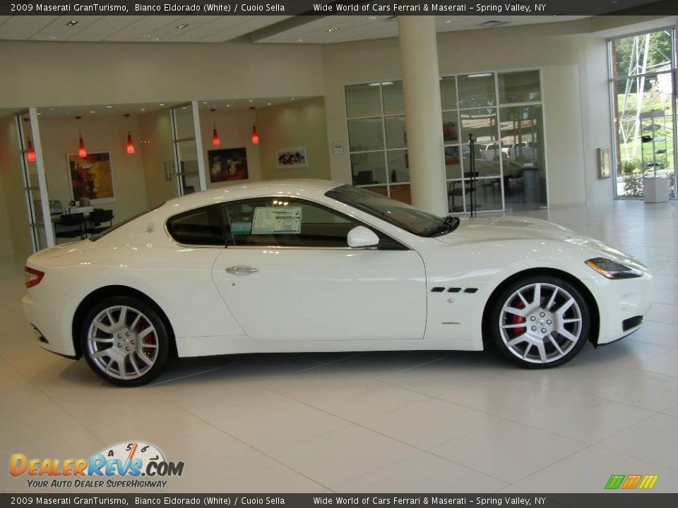 2009 Maserati GranTurismo Bianco Eldorado (White) / Cuoio Sella Photo #4