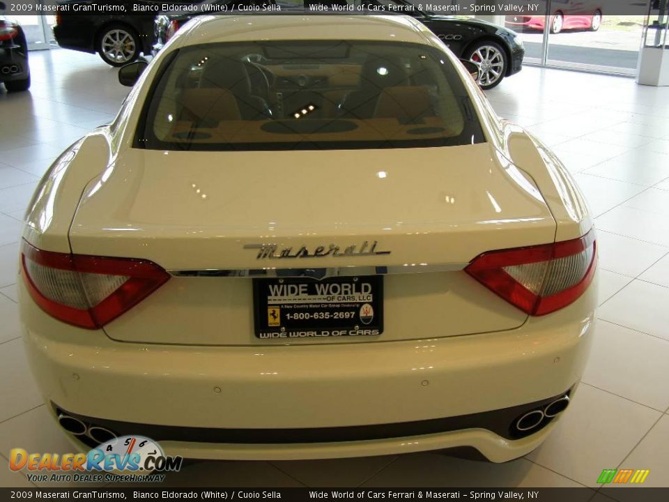2009 Maserati GranTurismo Bianco Eldorado (White) / Cuoio Sella Photo #5