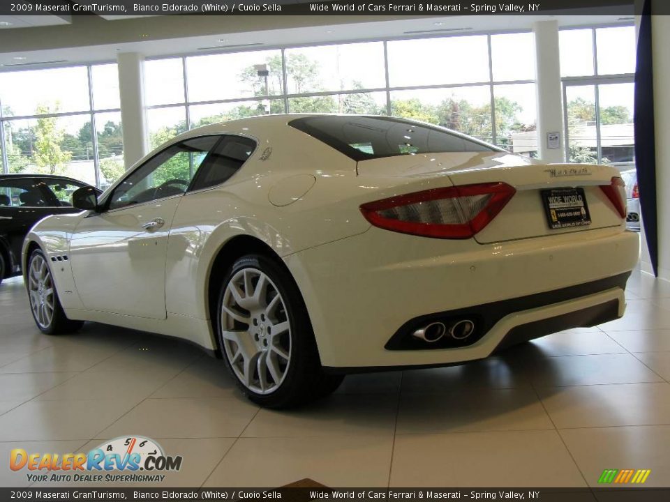 2009 Maserati GranTurismo Bianco Eldorado (White) / Cuoio Sella Photo #6