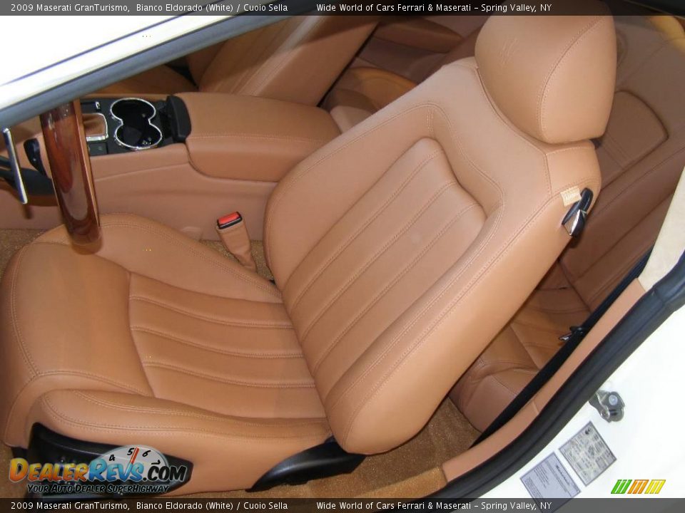 2009 Maserati GranTurismo Bianco Eldorado (White) / Cuoio Sella Photo #10