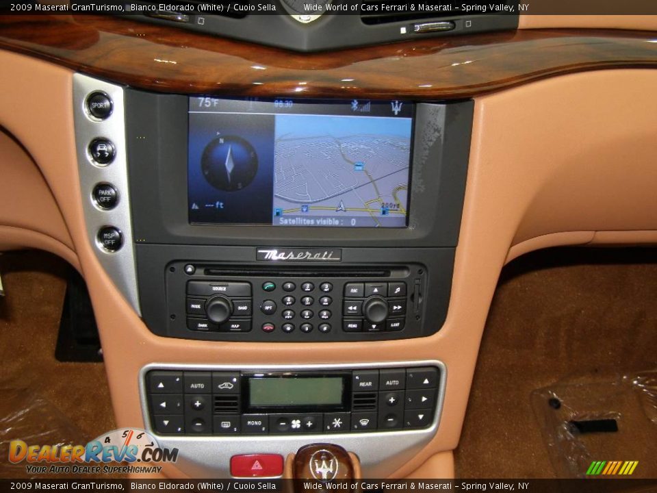2009 Maserati GranTurismo Bianco Eldorado (White) / Cuoio Sella Photo #11