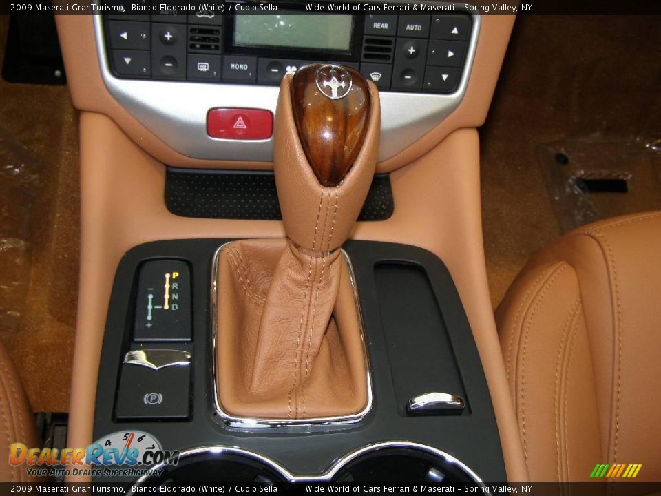 2009 Maserati GranTurismo Bianco Eldorado (White) / Cuoio Sella Photo #12