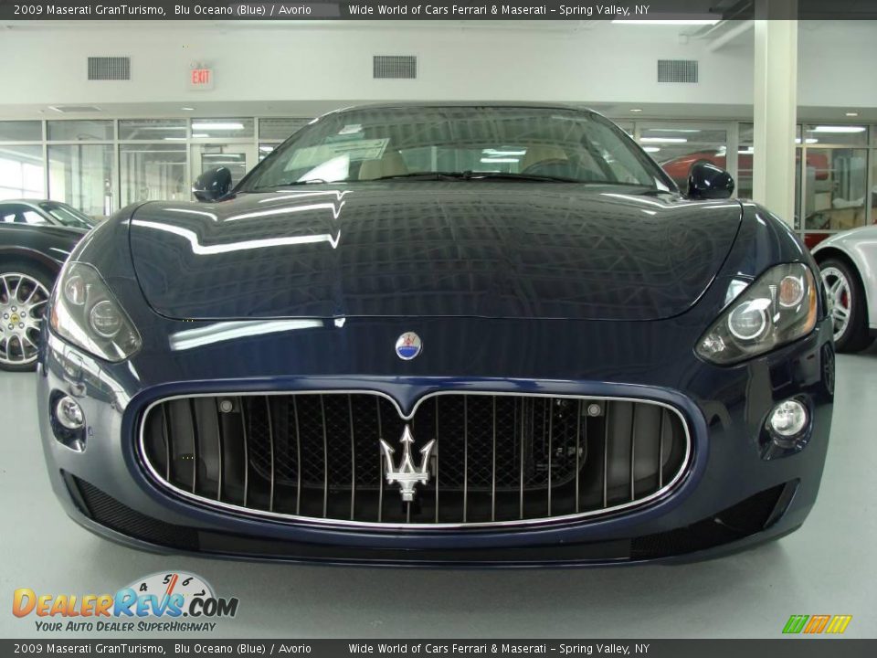 2009 Maserati GranTurismo Blu Oceano (Blue) / Avorio Photo #2
