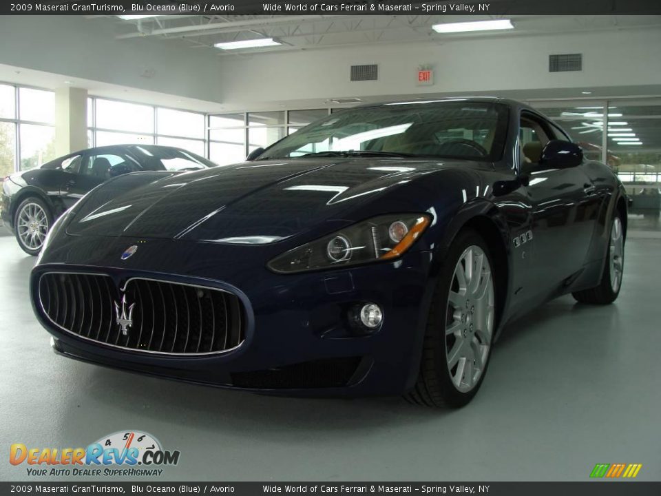 2009 Maserati GranTurismo Blu Oceano (Blue) / Avorio Photo #3