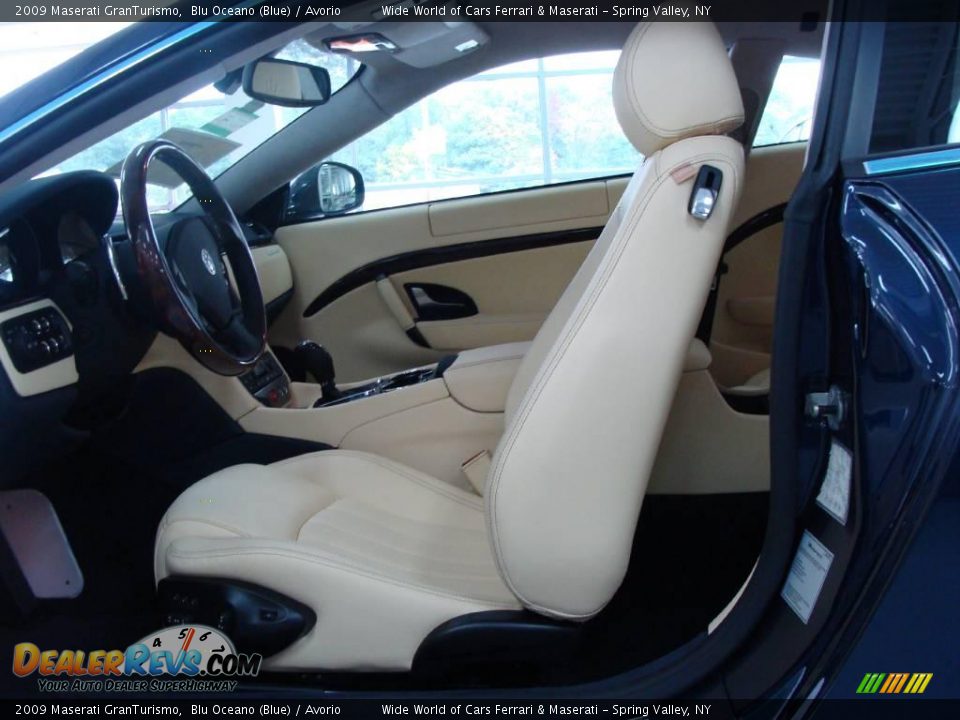 2009 Maserati GranTurismo Blu Oceano (Blue) / Avorio Photo #9