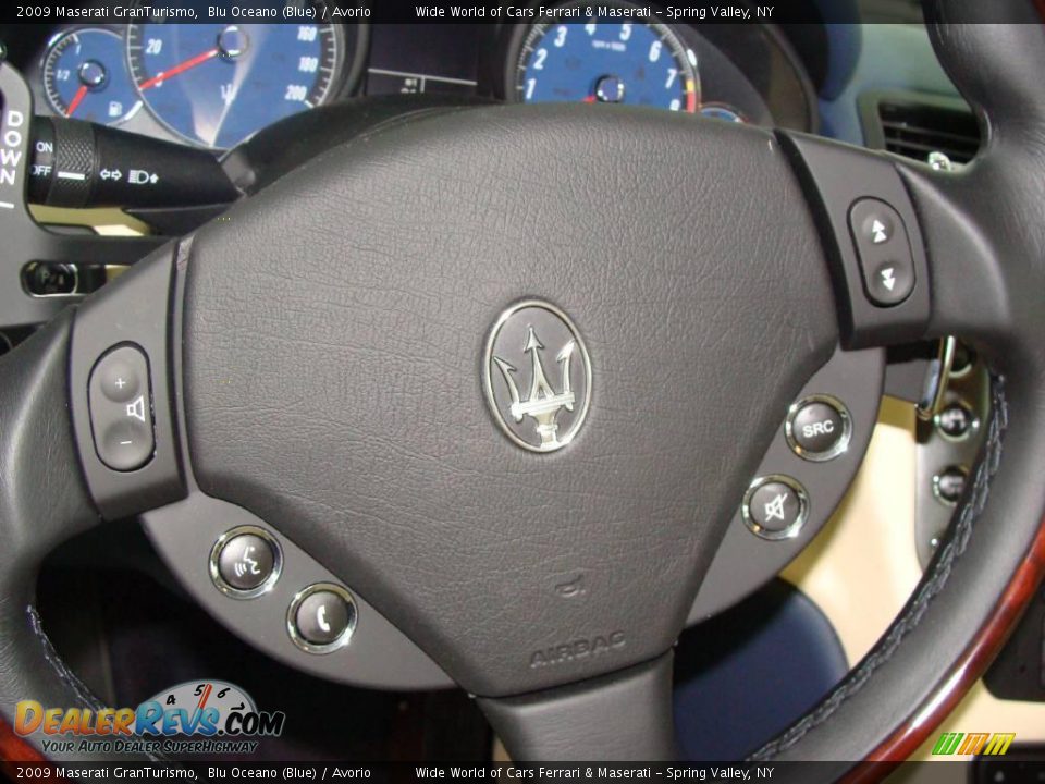 2009 Maserati GranTurismo Blu Oceano (Blue) / Avorio Photo #13