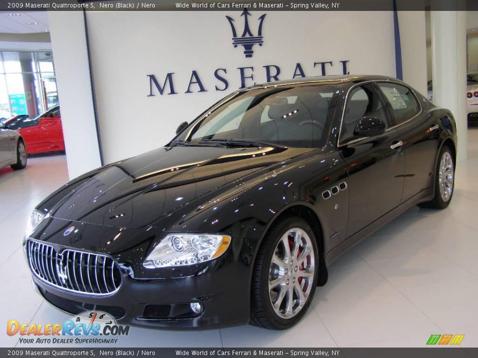 2009 Maserati Quattroporte S Nero (Black) / Nero Photo #1