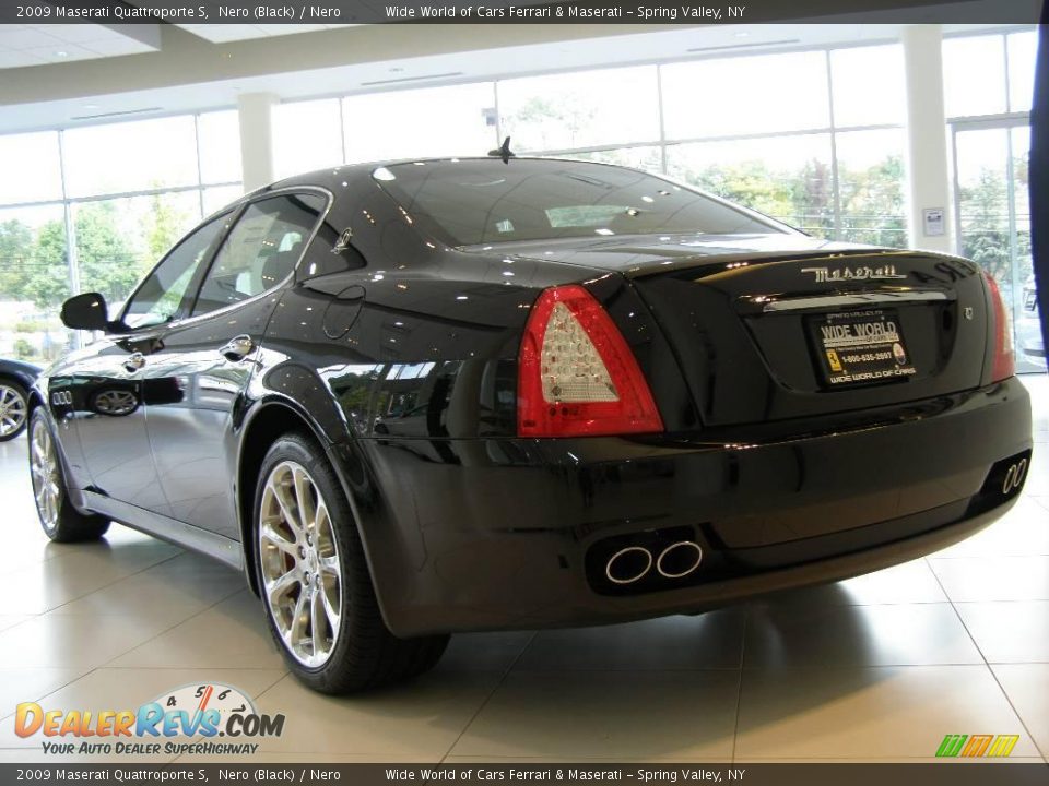 2009 Maserati Quattroporte S Nero (Black) / Nero Photo #4