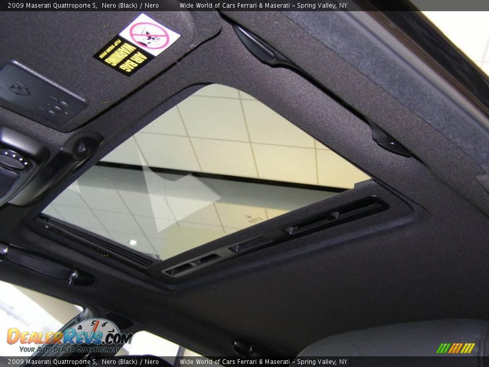 2009 Maserati Quattroporte S Nero (Black) / Nero Photo #15