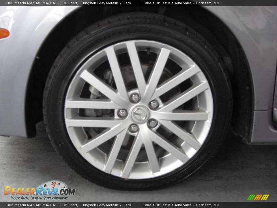 2006 Mazda MAZDA6 MAZDASPEED6 Sport Tungsten Gray Metallic / Black Photo #2