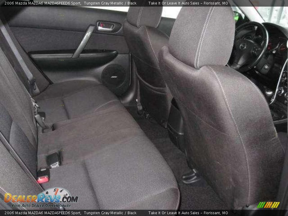 2006 Mazda MAZDA6 MAZDASPEED6 Sport Tungsten Gray Metallic / Black Photo #8