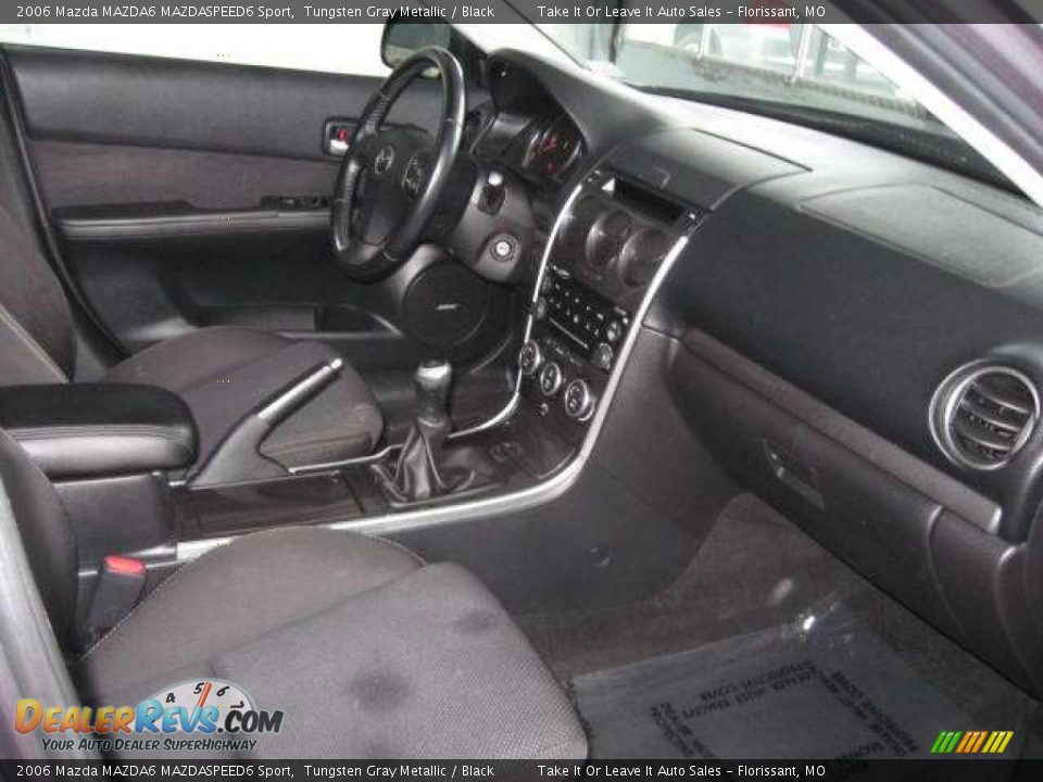 2006 Mazda MAZDA6 MAZDASPEED6 Sport Tungsten Gray Metallic / Black Photo #9