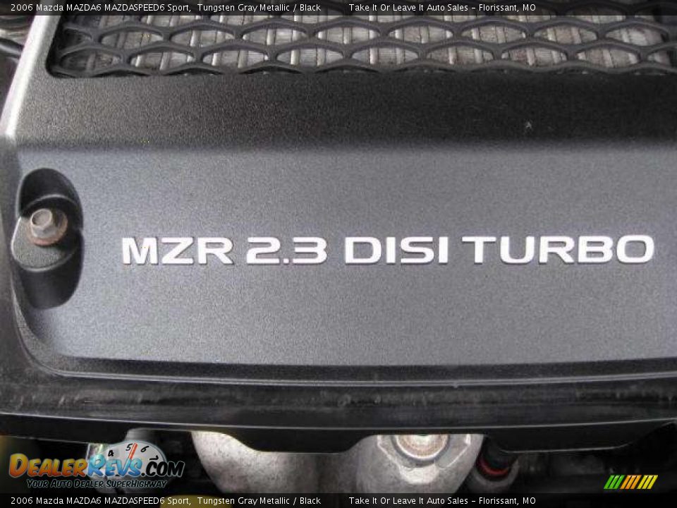 2006 Mazda MAZDA6 MAZDASPEED6 Sport Tungsten Gray Metallic / Black Photo #11