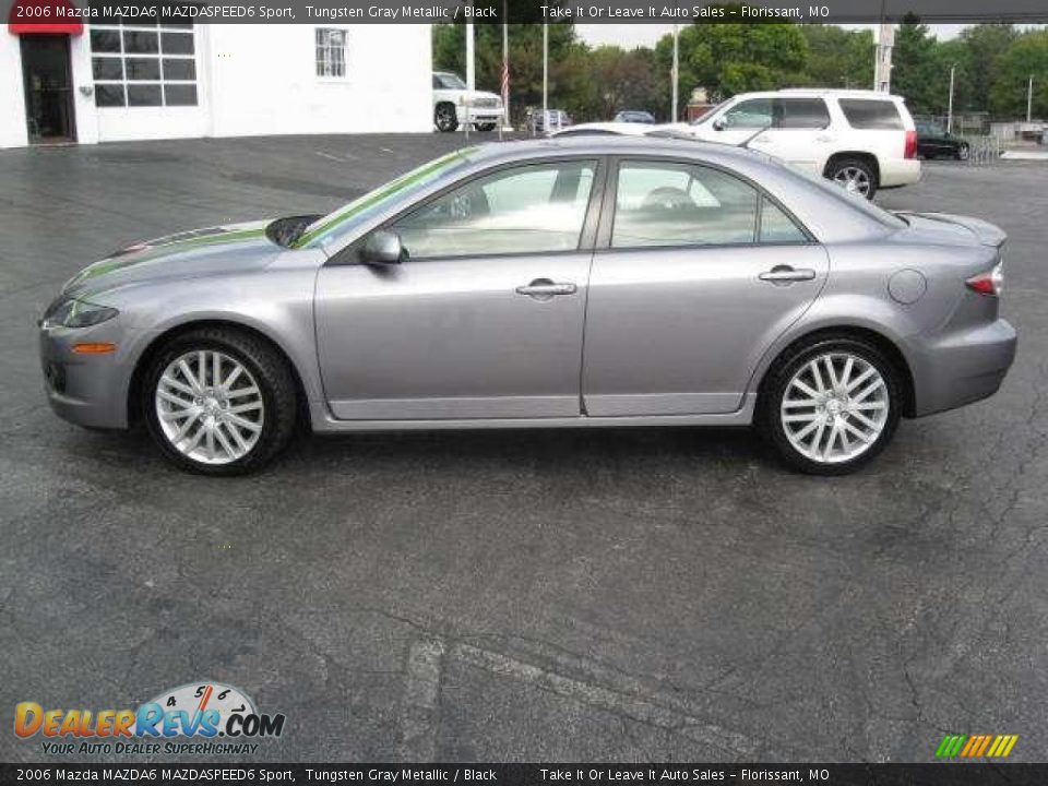 2006 Mazda MAZDA6 MAZDASPEED6 Sport Tungsten Gray Metallic / Black Photo #12