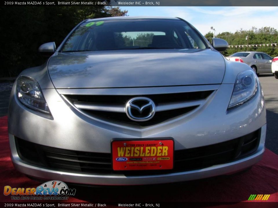 2009 Mazda MAZDA6 s Sport Brilliant Silver Metallic / Black Photo #2