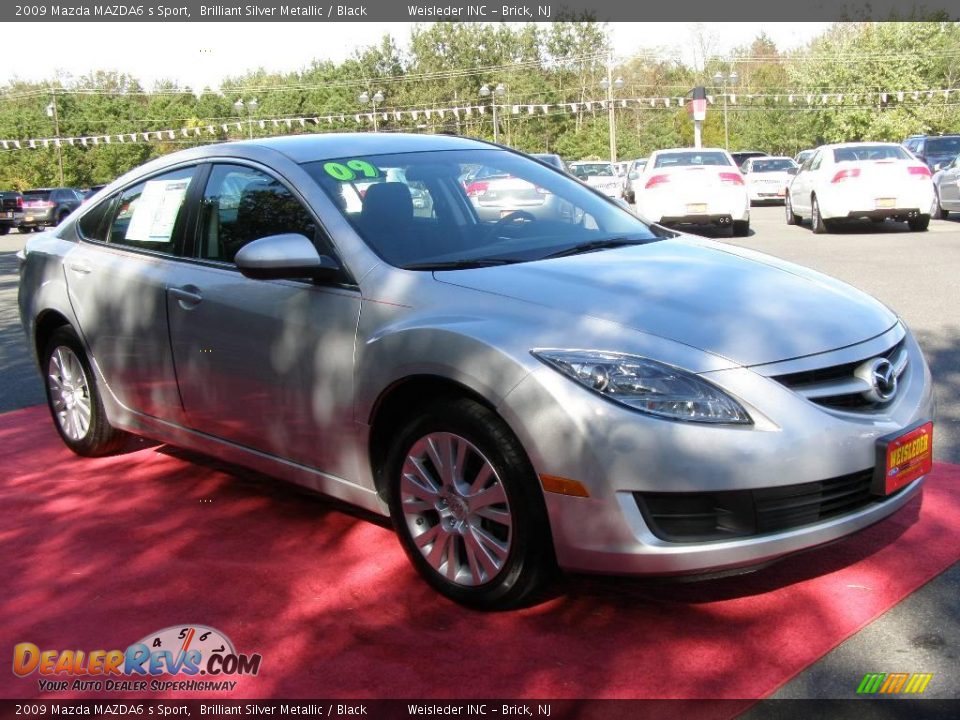 2009 Mazda MAZDA6 s Sport Brilliant Silver Metallic / Black Photo #3